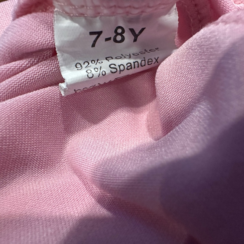 Kids Light Pink Shorts - Picture 3 of 3